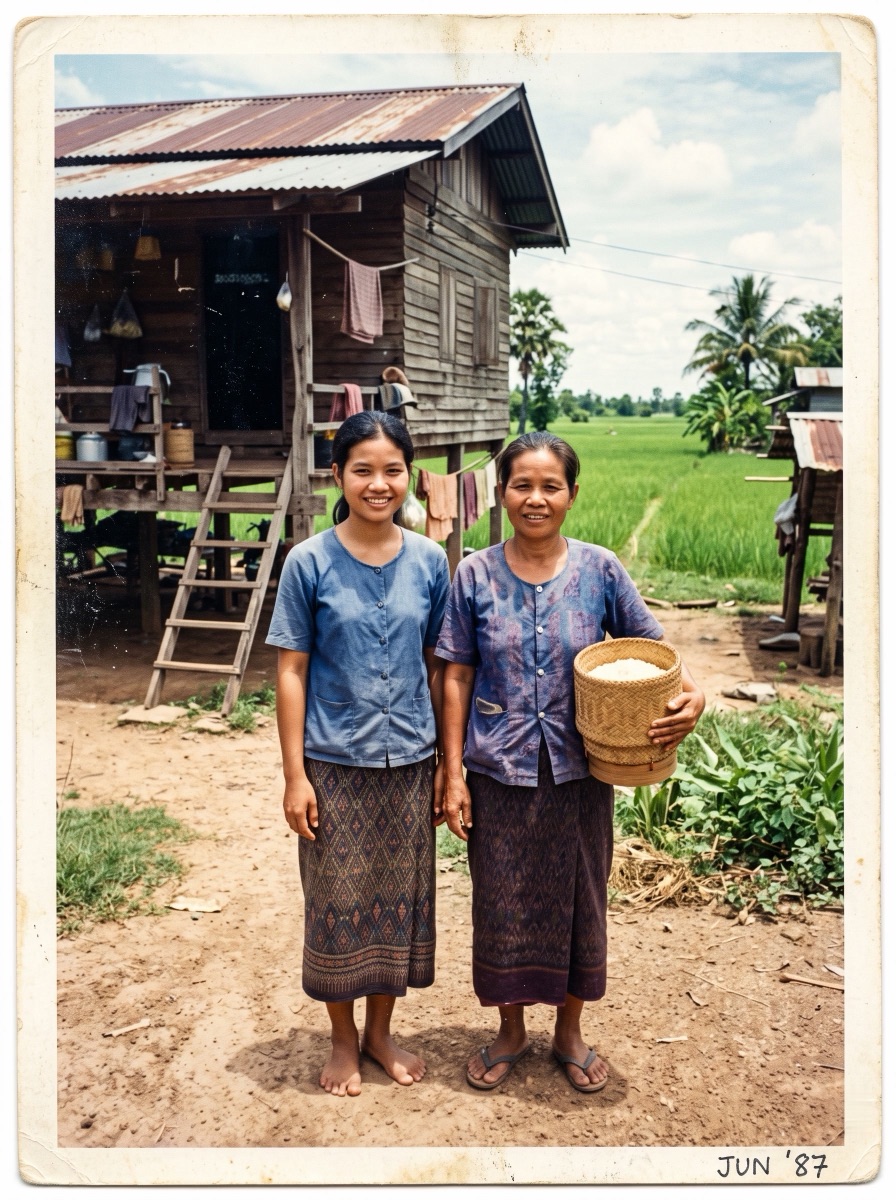 Isan, Thailand, around 1980