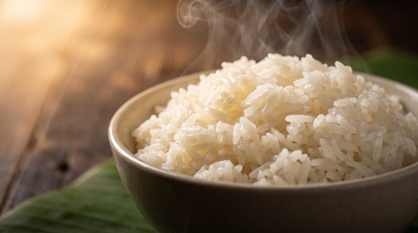 Steamed rice